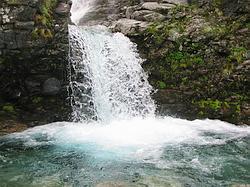 Водопад на Рисъёке. Хибины
