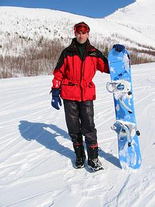 Бравый сноубордист