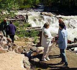 Водопад на реке Колвица
